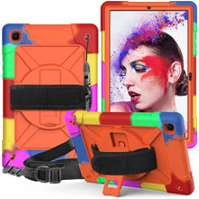 Load image into Gallery viewer, Contrast Color Silicone + PC Combination Case with Holder, For Samsung Galaxy Tab A7 10.4 (2020) T500