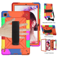 Load image into Gallery viewer, Contrast Color Silicone + PC Combination Case with Holder, For Samsung Galaxy Tab A7 10.4 (2020) T500