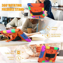 Load image into Gallery viewer, Contrast Color Silicone + PC Combination Case with Holder, For Samsung Galaxy Tab A7 10.4 (2020) T500