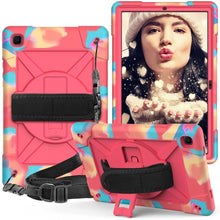 Load image into Gallery viewer, Contrast Color Silicone + PC Combination Case with Holder, For Samsung Galaxy Tab A7 10.4 (2020) T500