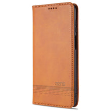Load image into Gallery viewer, AZNS Magnetic Calf Texture Horizontal Flip Leather Case with Card Slots &amp; Holder &amp; Wallet, For Samsung Galaxy A12, For Samsung Galaxy S21 5G, For Xiaomi Mi 10T Lite 5G