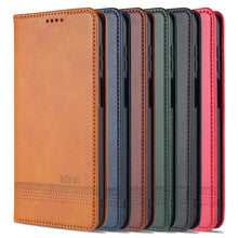 Load image into Gallery viewer, AZNS Magnetic Calf Texture Horizontal Flip Leather Case with Card Slots &amp; Holder &amp; Wallet, For Samsung Galaxy A12, For Samsung Galaxy S21 5G, For Xiaomi Mi 10T Lite 5G