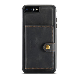 JEEHOOD Retro Magnetic Detachable Protective Case with Wallet & Card Slot & Holder, For iPhone 8 Plus & 7 Plus, For iPhone SE 2022 / SE 2020 & 8 & 7, For iPhone X / XS, For iPhone XR, For iPhone XS Max, For iPhone 11 Pro, For iPhone 11                 ...
