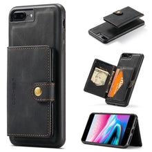 Load image into Gallery viewer, JEEHOOD Retro Magnetic Detachable Protective Case with Wallet &amp; Card Slot &amp; Holder, For iPhone 8 Plus &amp; 7 Plus, For iPhone SE 2022 / SE 2020 &amp; 8 &amp; 7, For iPhone X / XS, For iPhone XR, For iPhone XS Max, For iPhone 11 Pro, For iPhone 11                 ...