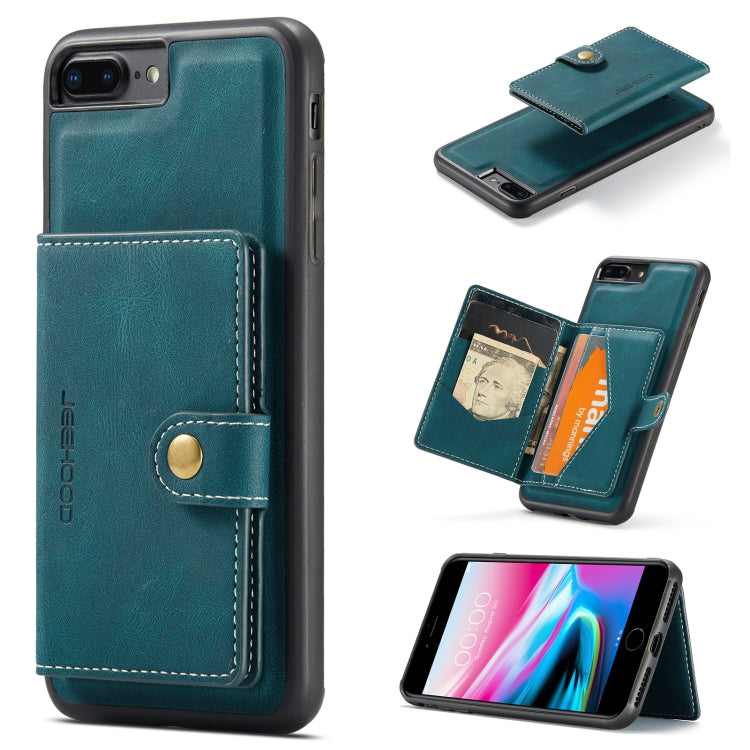JEEHOOD Retro Magnetic Detachable Protective Case with Wallet & Card Slot & Holder, For iPhone 8 Plus & 7 Plus, For iPhone SE 2022 / SE 2020 & 8 & 7, For iPhone X / XS, For iPhone XR, For iPhone XS Max, For iPhone 11 Pro, For iPhone 11                 ...