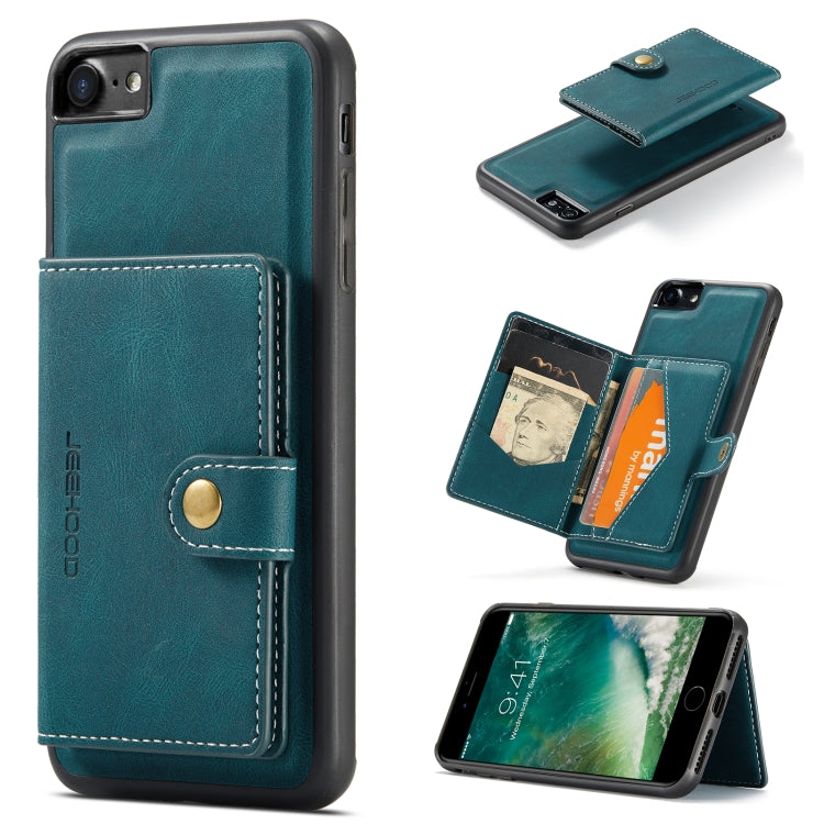JEEHOOD Retro Magnetic Detachable Protective Case with Wallet & Card Slot & Holder, For iPhone 8 Plus & 7 Plus, For iPhone SE 2022 / SE 2020 & 8 & 7, For iPhone X / XS, For iPhone XR, For iPhone XS Max, For iPhone 11 Pro, For iPhone 11                 ...