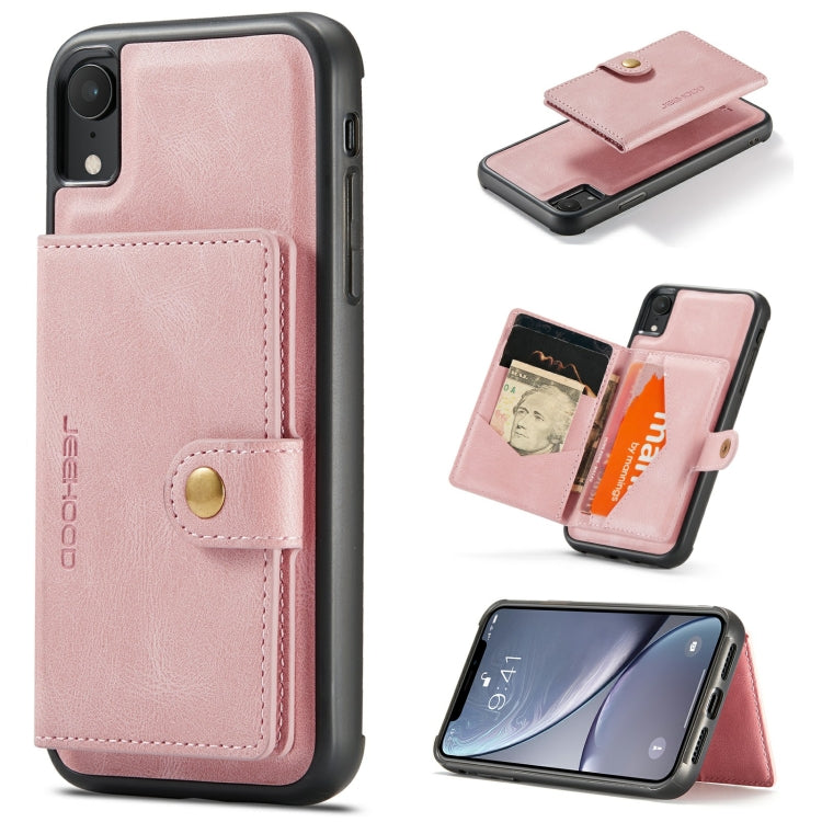 JEEHOOD Retro Magnetic Detachable Protective Case with Wallet & Card Slot & Holder, For iPhone 8 Plus & 7 Plus, For iPhone SE 2022 / SE 2020 & 8 & 7, For iPhone X / XS, For iPhone XR, For iPhone XS Max, For iPhone 11 Pro, For iPhone 11                 ...