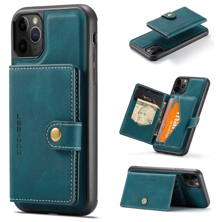 JEEHOOD Retro Magnetic Detachable Protective Case with Wallet & Card Slot & Holder, For iPhone 8 Plus & 7 Plus, For iPhone SE 2022 / SE 2020 & 8 & 7, For iPhone X / XS, For iPhone XR, For iPhone XS Max, For iPhone 11 Pro, For iPhone 11                 ...