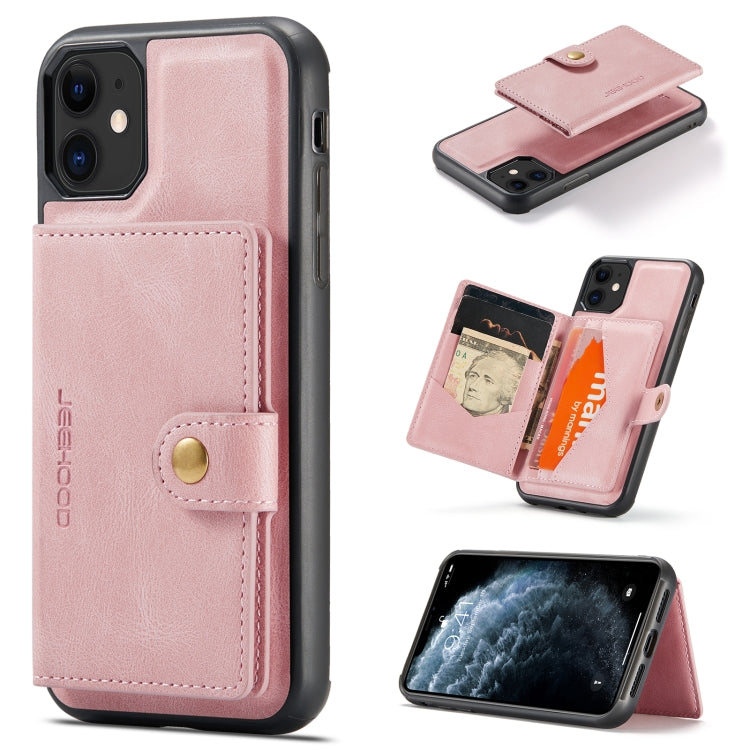 JEEHOOD Retro Magnetic Detachable Protective Case with Wallet & Card Slot & Holder, For iPhone 8 Plus & 7 Plus, For iPhone SE 2022 / SE 2020 & 8 & 7, For iPhone X / XS, For iPhone XR, For iPhone XS Max, For iPhone 11 Pro, For iPhone 11                 ...