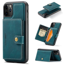 Load image into Gallery viewer, JEEHOOD Retro Magnetic Detachable Protective Case with Wallet &amp; Card Slot &amp; Holder, For iPhone 8 Plus &amp; 7 Plus, For iPhone SE 2022 / SE 2020 &amp; 8 &amp; 7, For iPhone X / XS, For iPhone XR, For iPhone XS Max, For iPhone 11 Pro, For iPhone 11                 ...