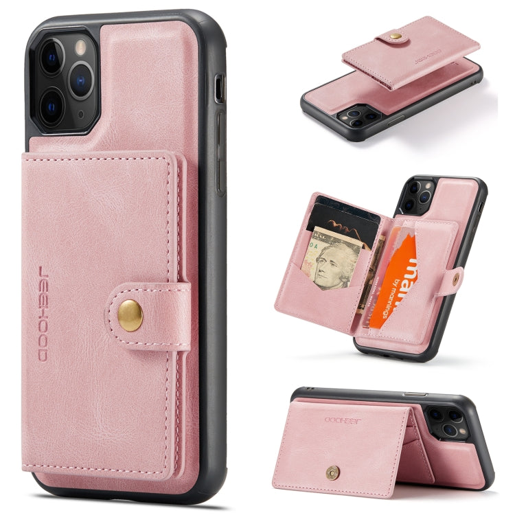 JEEHOOD Retro Magnetic Detachable Protective Case with Wallet & Card Slot & Holder, For iPhone 8 Plus & 7 Plus, For iPhone SE 2022 / SE 2020 & 8 & 7, For iPhone X / XS, For iPhone XR, For iPhone XS Max, For iPhone 11 Pro, For iPhone 11                 ...