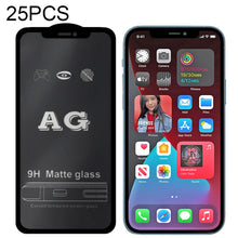 Load image into Gallery viewer, 25 PCS AG Matte Frosted Full Cover Tempered Glass Film, For iPhone 12 mini, For iPhone 12 / 12 Pro, For iPhone 12 Pro Max