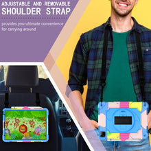 Load image into Gallery viewer, 360 Degree Rotation Turntable Contrast Color Robot Shockproof Silicone + PC Protective Case with Holder, For iPad Air 2022 / 2020 10.9 / Pro 11 (2020), For iPad 10.2 / 10.2 (2020) / Pro 10.5