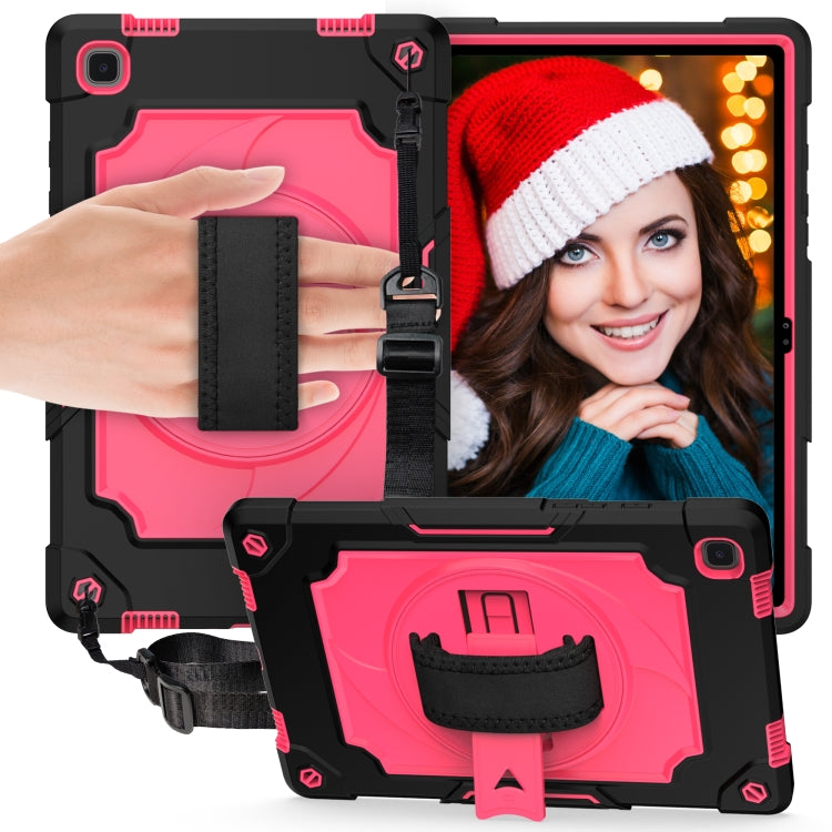 360 Degree Rotation Turntable Contrast Color Robot Shockproof Silicone + PC Protective Case with Holder, For Amazon Kindle Fire HD 8 2020, For Samsung Tab A 8.0 (2019)/T290, For Samsung Galaxy Tab A7 10.4 (2020)/T500                                    ...