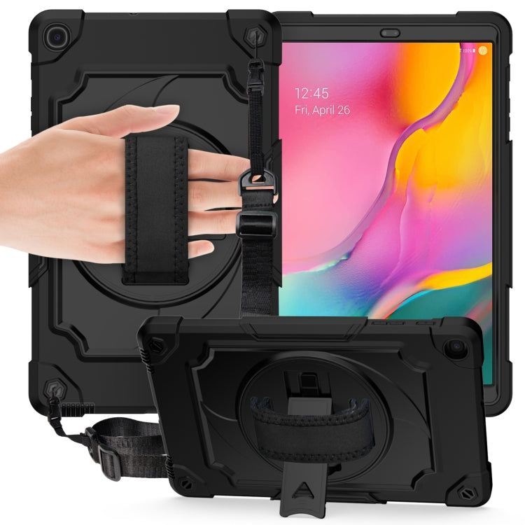 360 Degree Rotation Turntable Contrast Color Robot Shockproof Silicone + PC Protective Case with Holder, For Amazon Kindle Fire HD 8 2020, For Samsung Tab A 8.0 (2019)/T290, For Samsung Galaxy Tab A7 10.4 (2020)/T500                                    ...