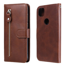 Load image into Gallery viewer, Fashion Calf Texture Zipper Horizontal Flip Leather Case with Holder &amp; Card Slots &amp; Wallet, For OPPO F17 Pro / A93, For OPPO Realme 5 / 5s / C3, For Google Pixel 4a 4G, For Google Pixel 5 XL / Pixel 4a 5G, For Xiaomi Poco M3 / Redmi Note 9 4G          ...