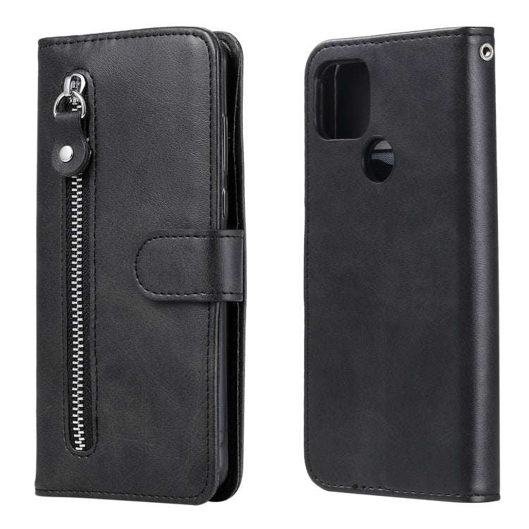 Fashion Calf Texture Zipper Horizontal Flip Leather Case with Holder & Card Slots & Wallet, For OPPO F17 Pro / A93, For OPPO Realme 5 / 5s / C3, For Google Pixel 4a 4G, For Google Pixel 5 XL / Pixel 4a 5G, For Xiaomi Poco M3 / Redmi Note 9 4G          ...