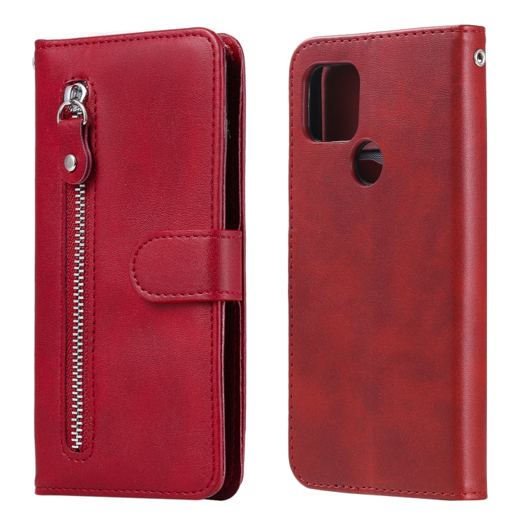 Fashion Calf Texture Zipper Horizontal Flip Leather Case with Holder & Card Slots & Wallet, For OPPO F17 Pro / A93, For OPPO Realme 5 / 5s / C3, For Google Pixel 4a 4G, For Google Pixel 5 XL / Pixel 4a 5G, For Xiaomi Poco M3 / Redmi Note 9 4G          ...