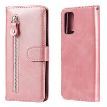 Load image into Gallery viewer, Fashion Calf Texture Zipper Horizontal Flip Leather Case with Holder &amp; Card Slots &amp; Wallet, For OPPO F17 Pro / A93, For OPPO Realme 5 / 5s / C3, For Google Pixel 4a 4G, For Google Pixel 5 XL / Pixel 4a 5G, For Xiaomi Poco M3 / Redmi Note 9 4G          ...