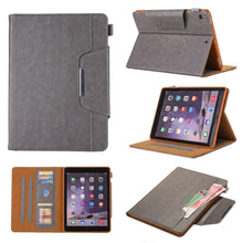 Load image into Gallery viewer, For iPad 10.2 inch Business Style Horizontal Flip Leather Case with Holder &amp; Card Slot &amp; Photo Frame &amp; Wallet