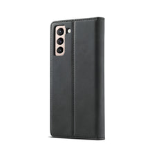 Load image into Gallery viewer, LC.IMEEKE Strong Magnetism Ultra-thin Horizontal Flip Matte TPU + PU Leather Case with Holder &amp; Card Slots &amp; Wallet, For Samsung Galaxy S21 5G, For Samsung Galaxy S21+ 5G, For Samsung Galaxy S21 Ultra 5G