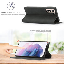 Load image into Gallery viewer, LC.IMEEKE Strong Magnetism Ultra-thin Horizontal Flip Matte TPU + PU Leather Case with Holder &amp; Card Slots &amp; Wallet, For Samsung Galaxy S21 5G, For Samsung Galaxy S21+ 5G, For Samsung Galaxy S21 Ultra 5G
