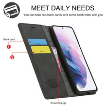 Load image into Gallery viewer, LC.IMEEKE Strong Magnetism Ultra-thin Horizontal Flip Matte TPU + PU Leather Case with Holder &amp; Card Slots &amp; Wallet, For Samsung Galaxy S21 5G, For Samsung Galaxy S21+ 5G, For Samsung Galaxy S21 Ultra 5G