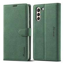 Load image into Gallery viewer, Forwenw F1 Series Matte Strong Magnetism Horizontal Flip Leather Case with Holder &amp; Card Slots &amp; Wallet &amp; Photo Frame, For Samsung Galaxy S21 5G, For Samsung Galaxy S21+ 5G, For Samsung Galaxy S21 Ultra 5G