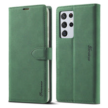 Load image into Gallery viewer, Forwenw F1 Series Matte Strong Magnetism Horizontal Flip Leather Case with Holder &amp; Card Slots &amp; Wallet &amp; Photo Frame, For Samsung Galaxy S21 5G, For Samsung Galaxy S21+ 5G, For Samsung Galaxy S21 Ultra 5G