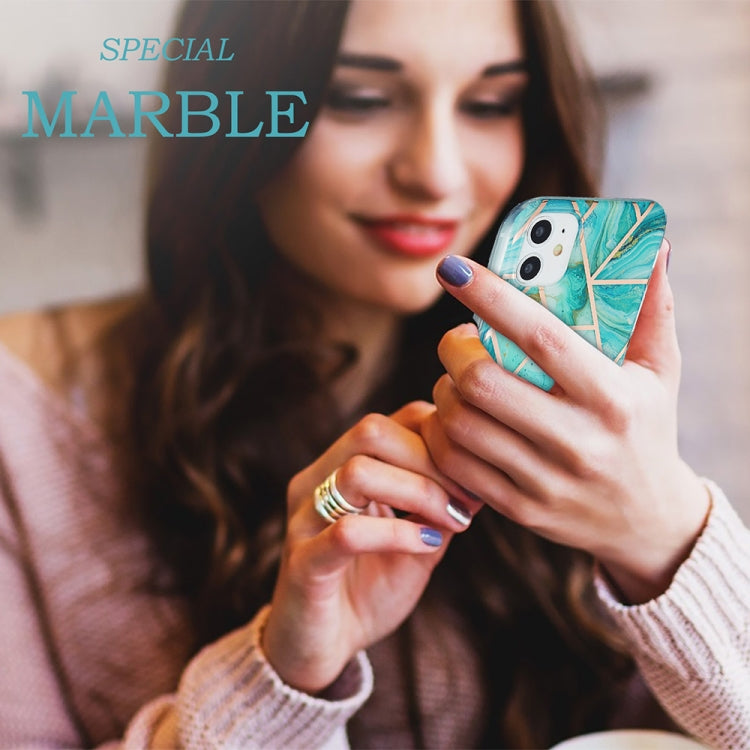 3D Electroplating Marble Pattern TPU Protective Case, For iPhone 11, For iPhone 11 Pro, For iPhone 11 Pro Max, For iPhone 12 mini, For iPhone 12 / 12 Pro, For iPhone 12 Pro Max, For iPhone XS / X, For iPhone XR