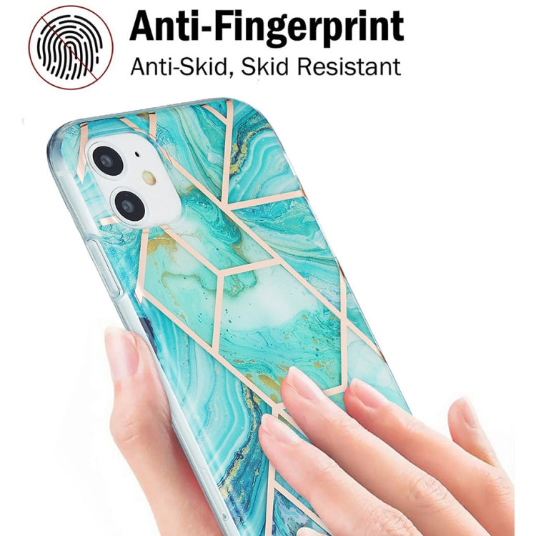 3D Electroplating Marble Pattern TPU Protective Case, For iPhone 11, For iPhone 11 Pro, For iPhone 11 Pro Max, For iPhone 12 mini, For iPhone 12 / 12 Pro, For iPhone 12 Pro Max, For iPhone XS / X, For iPhone XR