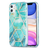 3D Electroplating Marble Pattern TPU Protective Case, For iPhone 11, For iPhone 11 Pro, For iPhone 11 Pro Max, For iPhone 12 mini, For iPhone 12 / 12 Pro, For iPhone 12 Pro Max, For iPhone XS / X, For iPhone XR