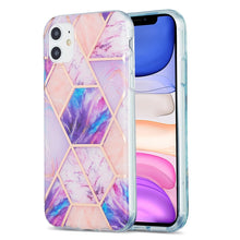 Load image into Gallery viewer, 3D Electroplating Marble Pattern TPU Protective Case, For iPhone 11, For iPhone 11 Pro, For iPhone 11 Pro Max, For iPhone 12 mini, For iPhone 12 / 12 Pro, For iPhone 12 Pro Max, For iPhone XS / X, For iPhone XR