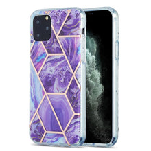 Load image into Gallery viewer, 3D Electroplating Marble Pattern TPU Protective Case, For iPhone 11, For iPhone 11 Pro, For iPhone 11 Pro Max, For iPhone 12 mini, For iPhone 12 / 12 Pro, For iPhone 12 Pro Max, For iPhone XS / X, For iPhone XR