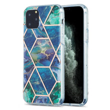 Load image into Gallery viewer, 3D Electroplating Marble Pattern TPU Protective Case, For iPhone 11, For iPhone 11 Pro, For iPhone 11 Pro Max, For iPhone 12 mini, For iPhone 12 / 12 Pro, For iPhone 12 Pro Max, For iPhone XS / X, For iPhone XR