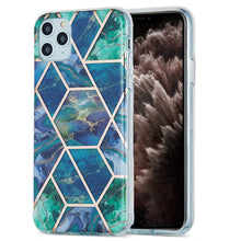 Load image into Gallery viewer, 3D Electroplating Marble Pattern TPU Protective Case, For iPhone 11, For iPhone 11 Pro, For iPhone 11 Pro Max, For iPhone 12 mini, For iPhone 12 / 12 Pro, For iPhone 12 Pro Max, For iPhone XS / X, For iPhone XR