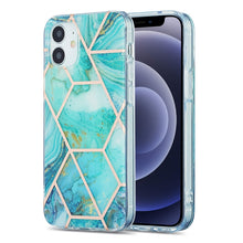 Load image into Gallery viewer, 3D Electroplating Marble Pattern TPU Protective Case, For iPhone 11, For iPhone 11 Pro, For iPhone 11 Pro Max, For iPhone 12 mini, For iPhone 12 / 12 Pro, For iPhone 12 Pro Max, For iPhone XS / X, For iPhone XR
