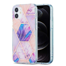 Load image into Gallery viewer, 3D Electroplating Marble Pattern TPU Protective Case, For iPhone 11, For iPhone 11 Pro, For iPhone 11 Pro Max, For iPhone 12 mini, For iPhone 12 / 12 Pro, For iPhone 12 Pro Max, For iPhone XS / X, For iPhone XR
