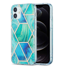 Load image into Gallery viewer, 3D Electroplating Marble Pattern TPU Protective Case, For iPhone 11, For iPhone 11 Pro, For iPhone 11 Pro Max, For iPhone 12 mini, For iPhone 12 / 12 Pro, For iPhone 12 Pro Max, For iPhone XS / X, For iPhone XR