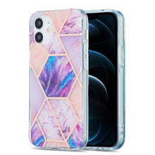 Load image into Gallery viewer, 3D Electroplating Marble Pattern TPU Protective Case, For iPhone 11, For iPhone 11 Pro, For iPhone 11 Pro Max, For iPhone 12 mini, For iPhone 12 / 12 Pro, For iPhone 12 Pro Max, For iPhone XS / X, For iPhone XR