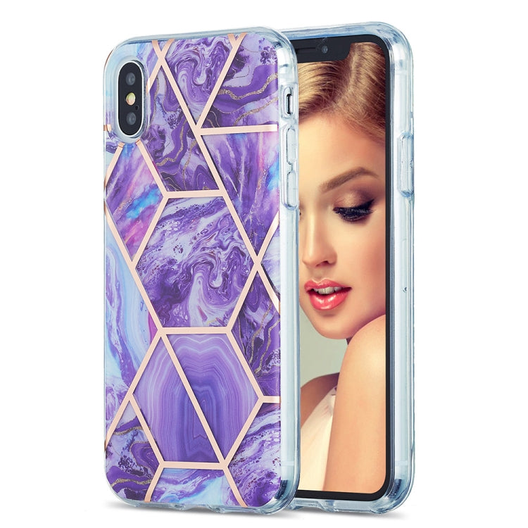 3D Electroplating Marble Pattern TPU Protective Case, For iPhone 11, For iPhone 11 Pro, For iPhone 11 Pro Max, For iPhone 12 mini, For iPhone 12 / 12 Pro, For iPhone 12 Pro Max, For iPhone XS / X, For iPhone XR