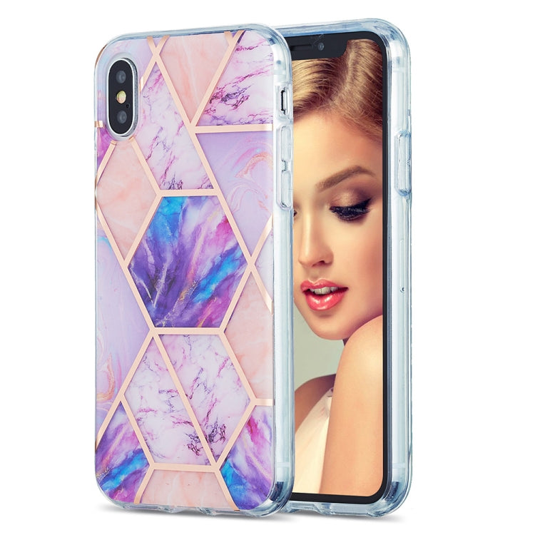 3D Electroplating Marble Pattern TPU Protective Case, For iPhone 11, For iPhone 11 Pro, For iPhone 11 Pro Max, For iPhone 12 mini, For iPhone 12 / 12 Pro, For iPhone 12 Pro Max, For iPhone XS / X, For iPhone XR
