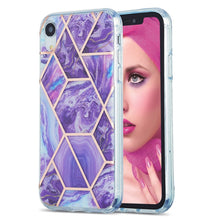 Load image into Gallery viewer, 3D Electroplating Marble Pattern TPU Protective Case, For iPhone 11, For iPhone 11 Pro, For iPhone 11 Pro Max, For iPhone 12 mini, For iPhone 12 / 12 Pro, For iPhone 12 Pro Max, For iPhone XS / X, For iPhone XR