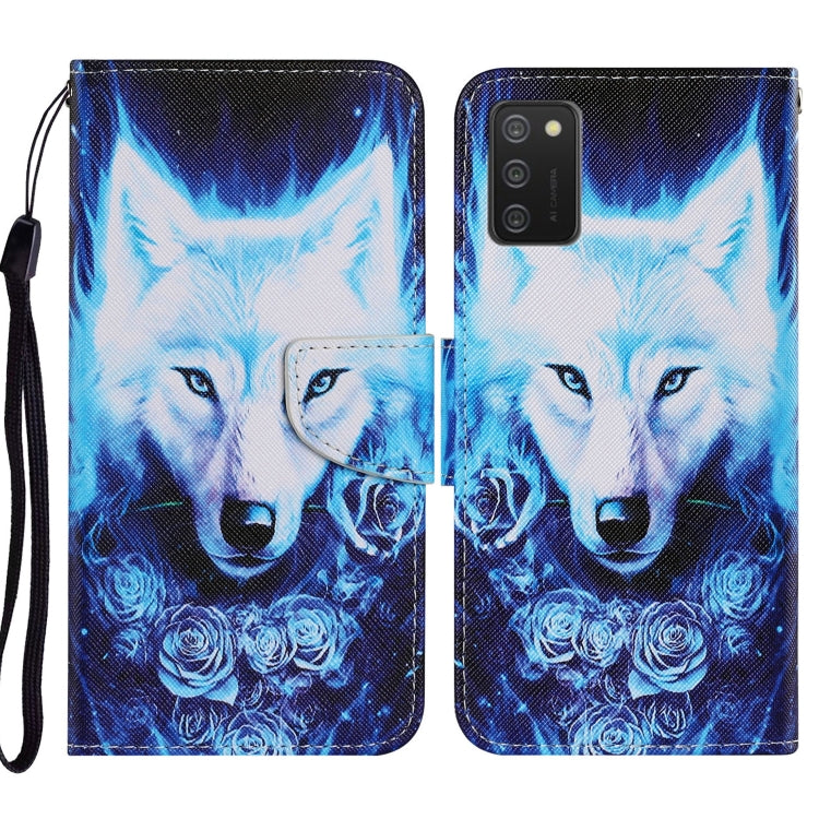 Coloured Drawing Pattern Horizontal Flip PU Leather Case with Holder & Card Slots & Wallet & Lanyard, For Samsung Galaxy A02s, For Samsung Galaxy A12, For Samsung Galaxy A32 5G