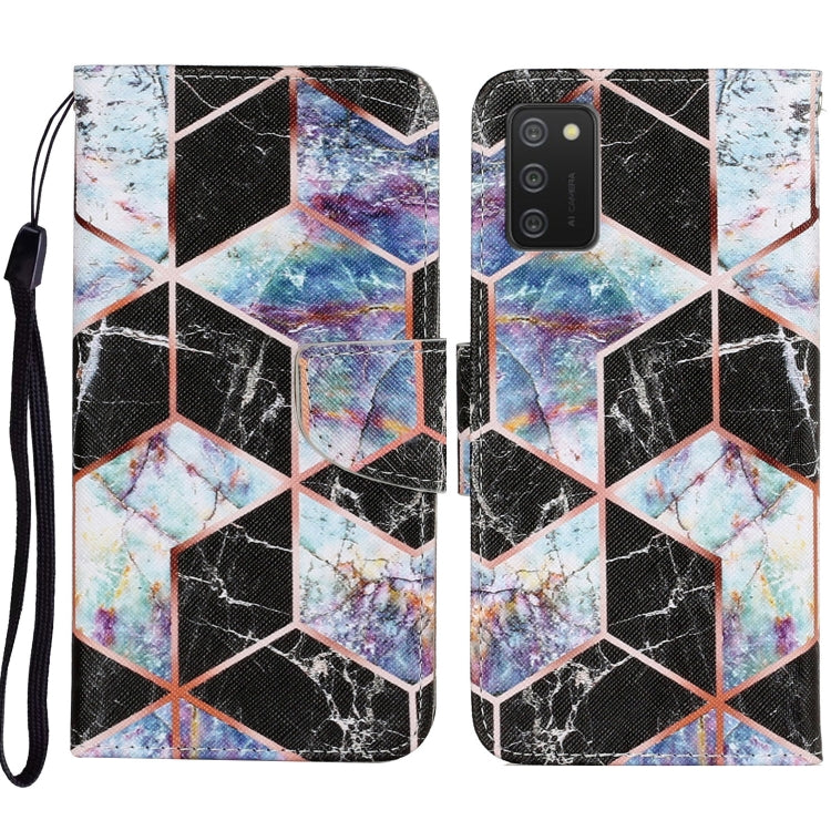 Coloured Drawing Pattern Horizontal Flip PU Leather Case with Holder & Card Slots & Wallet & Lanyard, For Samsung Galaxy A02s, For Samsung Galaxy A12, For Samsung Galaxy A32 5G