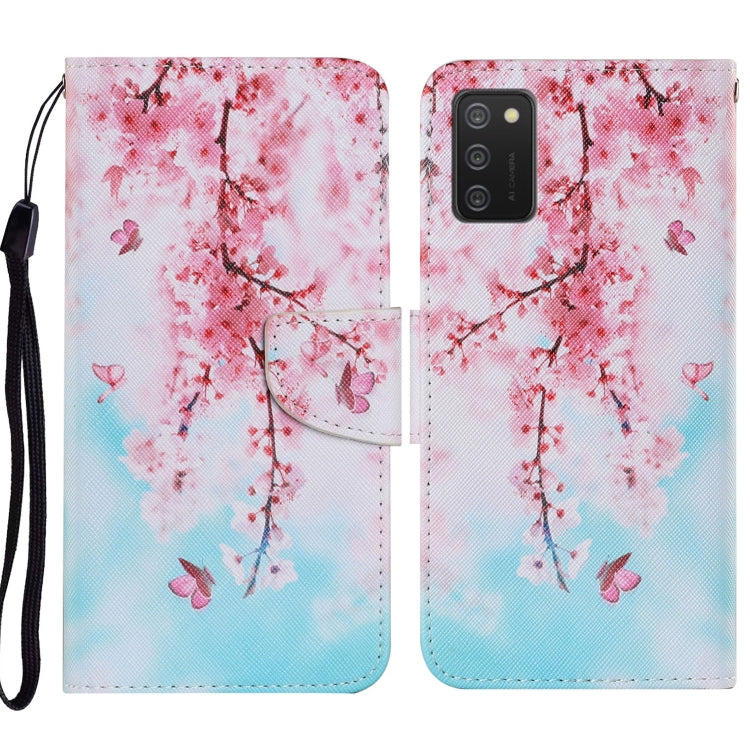 Coloured Drawing Pattern Horizontal Flip PU Leather Case with Holder & Card Slots & Wallet & Lanyard, For Samsung Galaxy A02s, For Samsung Galaxy A12, For Samsung Galaxy A32 5G