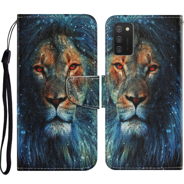Coloured Drawing Pattern Horizontal Flip PU Leather Case with Holder & Card Slots & Wallet & Lanyard, For Samsung Galaxy A02s, For Samsung Galaxy A12, For Samsung Galaxy A32 5G