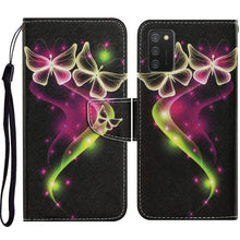 Load image into Gallery viewer, Coloured Drawing Pattern Horizontal Flip PU Leather Case with Holder &amp; Card Slots &amp; Wallet &amp; Lanyard, For Samsung Galaxy A02s, For Samsung Galaxy A12, For Samsung Galaxy A32 5G