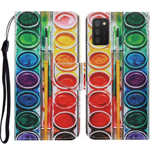 Load image into Gallery viewer, Coloured Drawing Pattern Horizontal Flip PU Leather Case with Holder &amp; Card Slots &amp; Wallet &amp; Lanyard, For Samsung Galaxy A02s, For Samsung Galaxy A12, For Samsung Galaxy A32 5G