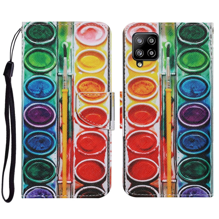 Coloured Drawing Pattern Horizontal Flip PU Leather Case with Holder & Card Slots & Wallet & Lanyard, For Samsung Galaxy A02s, For Samsung Galaxy A12, For Samsung Galaxy A32 5G